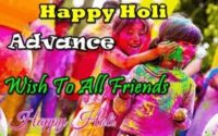 Happy Holi In Advance Video Status Status