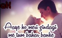 Aaye ho Meri Zindagi me Female whatsapp status